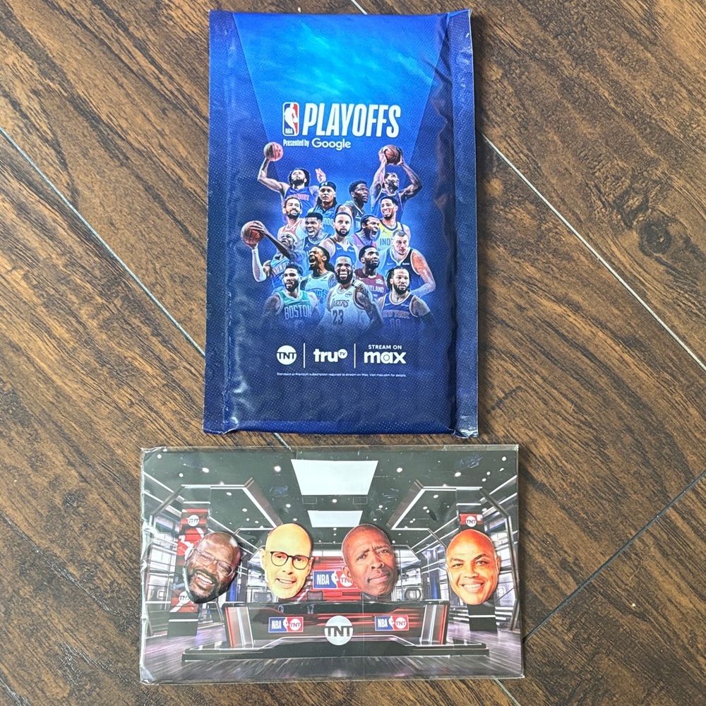 NBA Playoffs 2025 TNT show inside NBA collectible PINS (Shaq, Ernie, Kenny & Cha